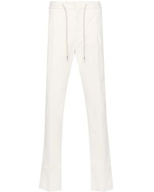 Lardini Pantaloni A Coste - Bianco