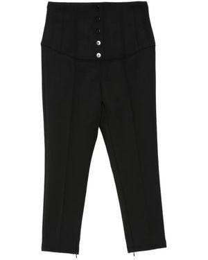 Jacquemus Arlesien Cropped Trousers - Black