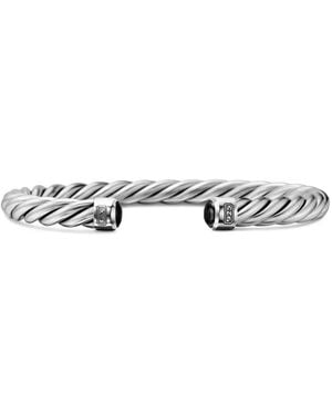 David Yurman Sterling Cable Cuff Bracelet (6Mm) - Multicolour