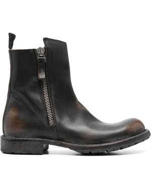 Moma Distressed Boots - Black