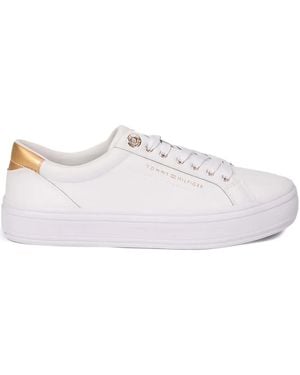 Tommy Hilfiger レースアップ スニーカー - ホワイト