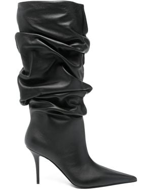 AMINA MUADDI Anok Heeled Ankle Boots - Black