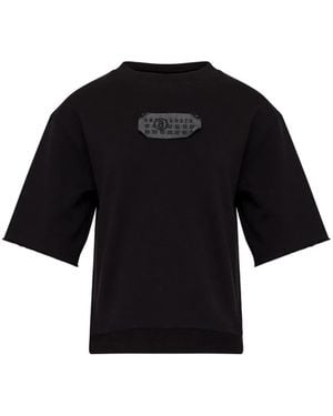 MM6 by Maison Margiela Short-Sleeves T-Shirt - Black