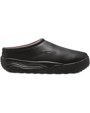 Nike Acg Rufus Embossed Logo Slip-On Sneakers - Black