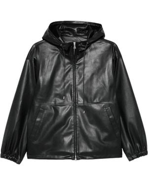 DUNST Hooded Zip Jacket - Black