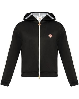 CASABLANCA Scuba Hoodie - Black