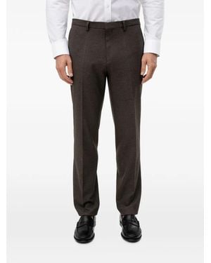 HUGO Slim-Fit Tailored Pants - Gray