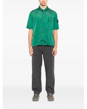 Stone Island Short Sleeve Pocket Shirt - Green
