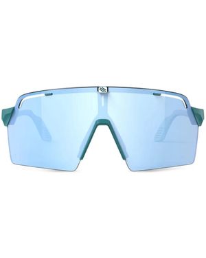 Rudy Project Geometric-Frame Sunglasses - Blue