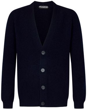 Franzese Collection Brad Pitt Cardigan - Blue