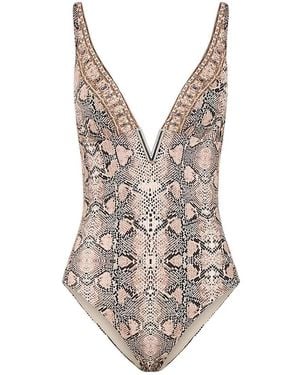 CAMILLA Looking Glass Houses Swimsuit - White