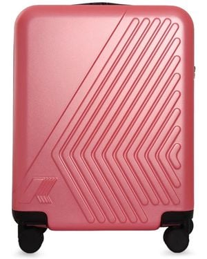K-Way Eudoxie Embossed Trolley - Pink