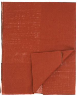 ANDAMANE Semi-Sheer Scarf - Brown