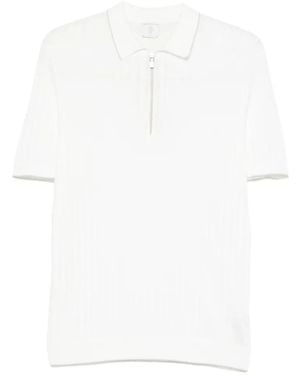 Eleventy Polo À Col Zippé - White