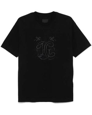 Givenchy Hg エンブロイダリー Tシャツ - ブラック