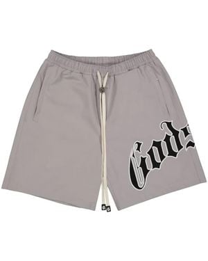 Godspeed Logo Drawstring Shorts - Grey