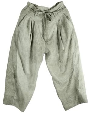 Ziggy Chen Pleated Trousers - White