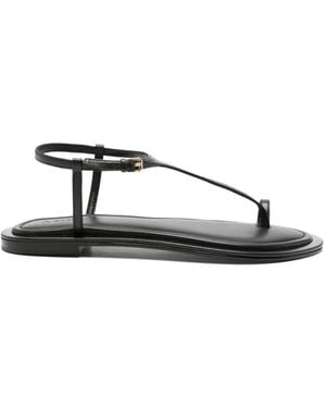 A.Emery Flache Alta Sandalen Mit Zehenriemen - Schwarz
