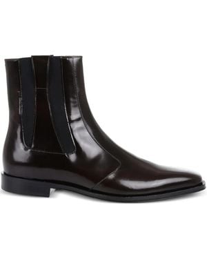 Maison Margiela Stivali Chelsea Con Punta Smussata - Nero
