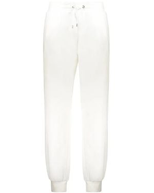 Moorer Drawstring Elasticated Track Pants - White