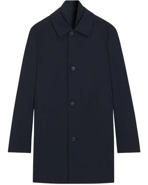 BOSS Buttoned Coat - Blue