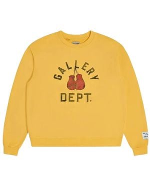 GALLERY DEPT. Logo-Print Sweatshirt - Yellow