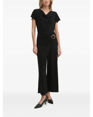 Joseph Ribkoff バックル ジャンプスーツ - ブラック