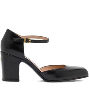 Bally 75Mm Eclayr Ankle Strap Court Shoes - Black