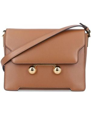 Marni Trunkaroo ショルダーバッグ M - ブラウン