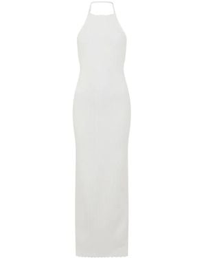 Jacquemus The Tablier Knit Dress - White