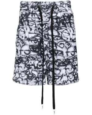 Haculla Graphic-Print Shorts - Blue