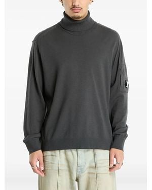 C.P. Company Pullover Mit Rollkragen - Grau