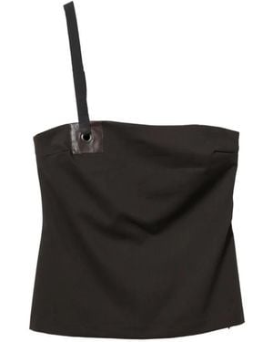 Paloma Wool Lali One-Shoulder Top - Black