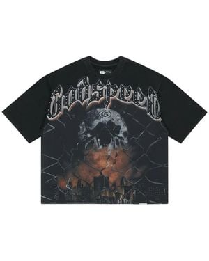 Godspeed Graphic-Print Boxy T-Shirt - Black