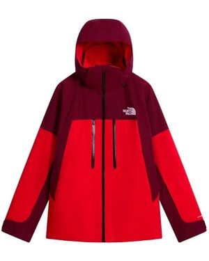 The North Face Two-Tone Hooded Jacket - Red
