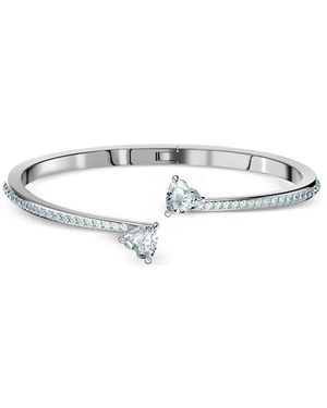 Swarovski Heart Crystal Bracelet - White