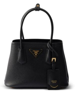 Prada Borsa Double Mini - Nero
