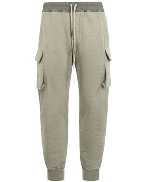 Rick Owens Mastodon Cargo Track Trousers - Grey
