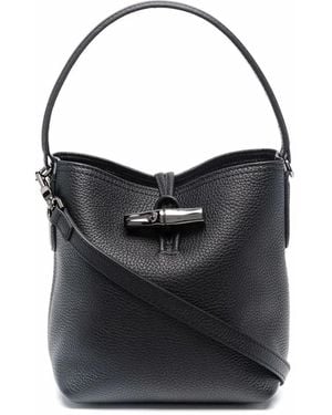 Longchamp Bolso shopper Roseau Essential - Negro