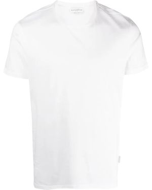 Ballantyne Round Neck Cotton T-Shirt - White