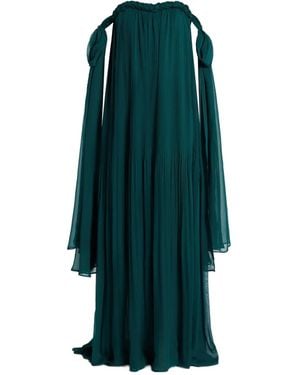 LEO LIN Vestido largo Camila con hombros descubiertos - Verde