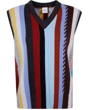 Paul Smith Knitted Tank Top - Blue
