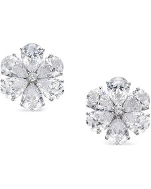 Anabela Chan Diamond Flower ピアス - メタリック
