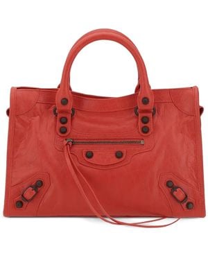 Balenciaga Kleine City Schultertasche - Rot