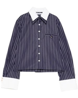 Dice Kayek Camisa A Rayas Diplomáticas - Azul
