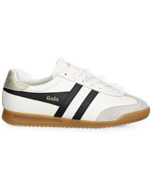 Gola Zapatillas Torpedo Con Paneles De Ante - Blanco