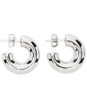 Missoma Hoops Earrings - White