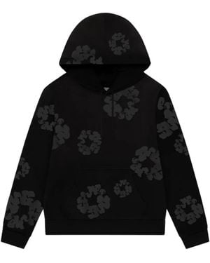 DENIM TEARS Long-Sleeves Hoodie - Black