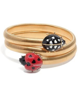 Bimba Y Lola Ladybug Coil Bracelet - White