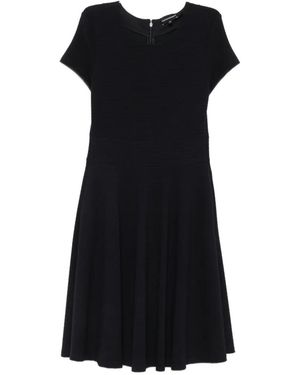 Emporio Armani Short-Sleeve Mini Dress - Black